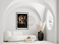 Shadow Stalker – Lurking Tiger Wall Art Print