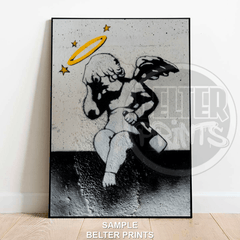 Sinful Angel Banksy|Inspired Wall Art Print