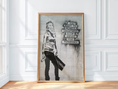Achieve Greatness | Banksy-Inspired | Urban Street Wall Art Print