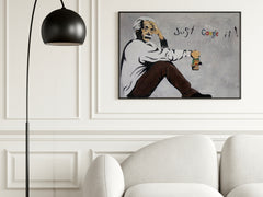 Just Google It Einstein | Banksy-Inspired | Ubran Street Wall Art Print