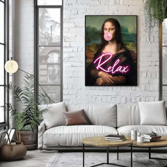 Mona Lisa | Relax Quirky Wall Art Print