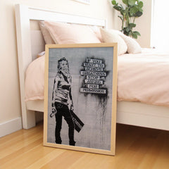 Achieve Greatness | Banksy-Inspired | Urban Street Wall Art Print