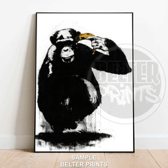 Zooicide | Banksy-Inspired Framed & Unframed Street Art Print – Belter Prints