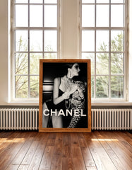 CHANEL LEOPARD WALL ART PRINT