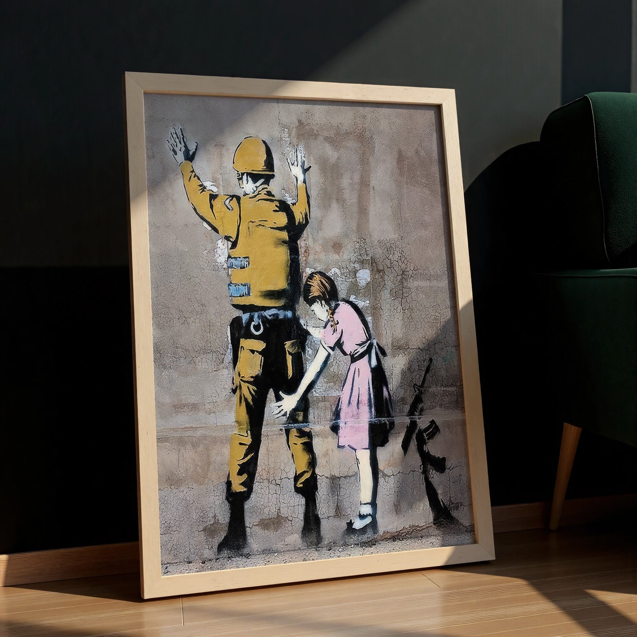 Urban rebellious Searching Innocence wall art print