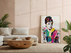 Audrey Hepburn | Graffiti Pop Wall Art Print - Print