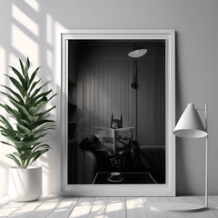 Batman Coffee Break | Quirky Fantasy Wall Art Print - Print