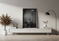 Batman Coffee Break | Quirky Fantasy Wall Art Print - Print