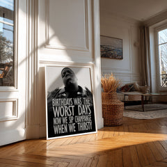 Champange & Struggle | Notorious Biggie Smalls Wall Art