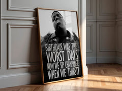 Champange & Struggle | Notorious Biggie Smalls Wall Art