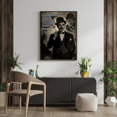 Charlie Chaplin Wisdom | Vintage Style Wall Art Print - Print