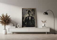Charlie Chaplin Wisdom | Vintage Style Wall Art Print - Print