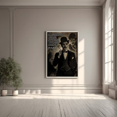 Charlie Chaplin Wisdom | Vintage Style Wall Art Print - Print