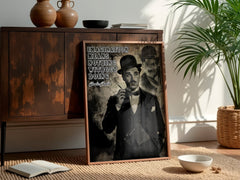 Charlie Chaplin Wisdom | Vintage Style Wall Art Print - Print