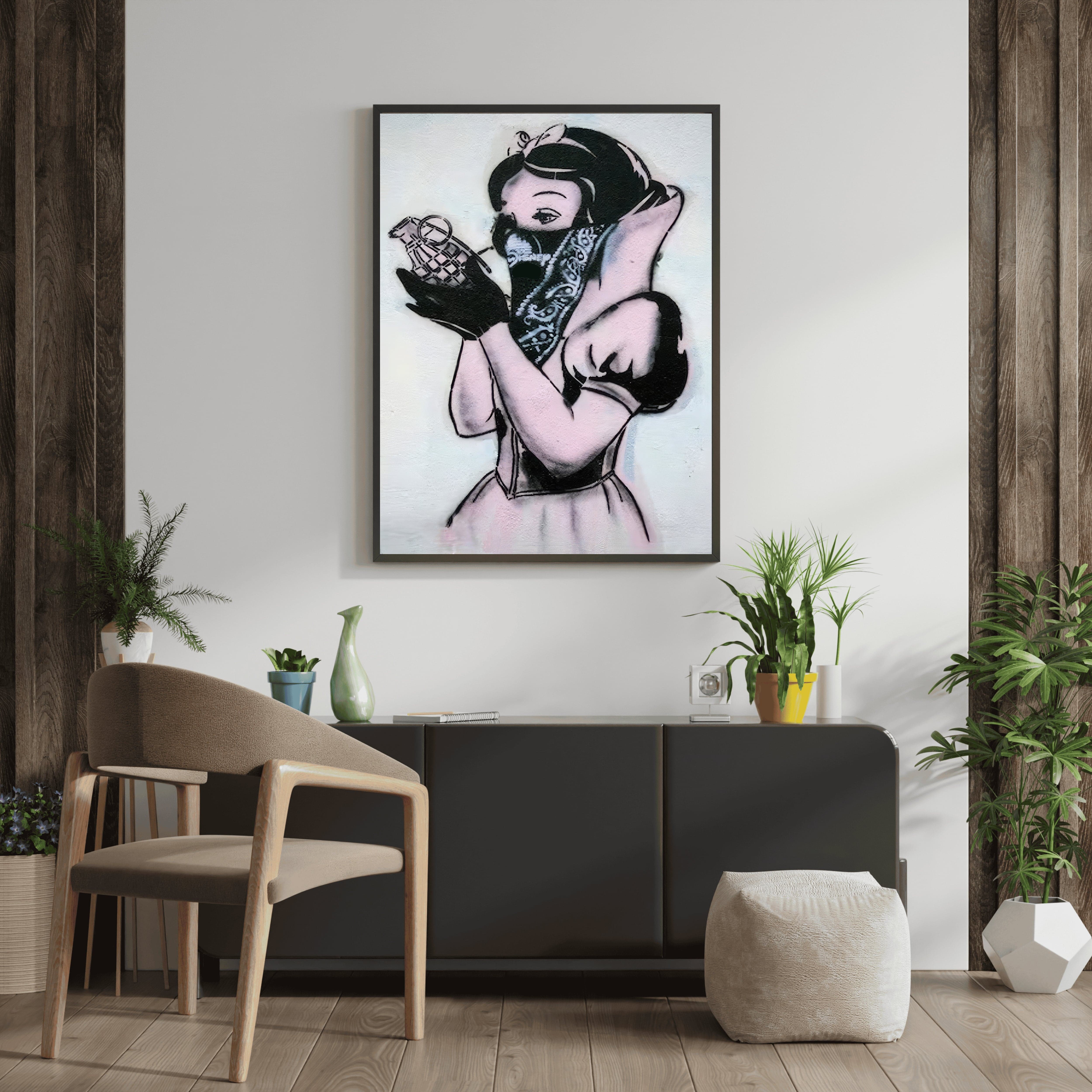 cinderella-revolution-street-art-print-disney-urban-street-wall-art