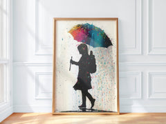 Colour Splash | Banksy-Inspired | Street Wall Art Print