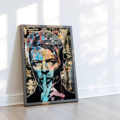 David Bowie Pop Art | Colourful Ziggy Stardust Print - Print