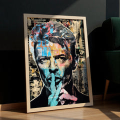 David Bowie Pop Art | Colourful Ziggy Stardust Print - Print