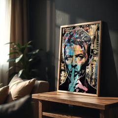 David Bowie Pop Art | Colourful Ziggy Stardust Print - Print