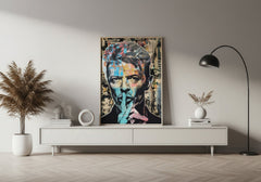 David Bowie Pop Art | Colourful Ziggy Stardust Print - Print