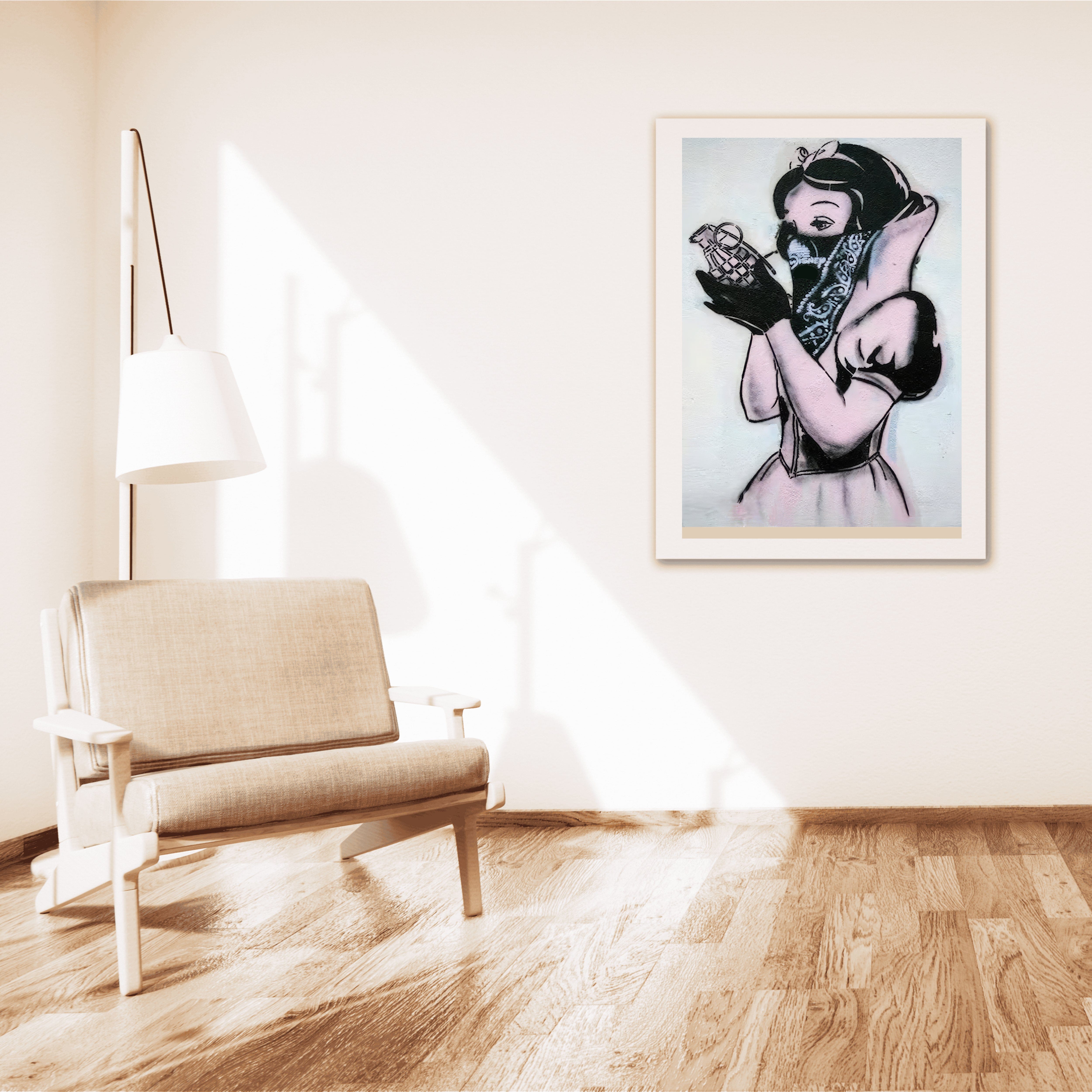 cinderella-revolution-street-art-print-disney-urban-street-wall-art