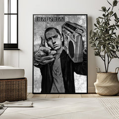 Eminem | Boombox Rap Icon Wall Art Print - Print