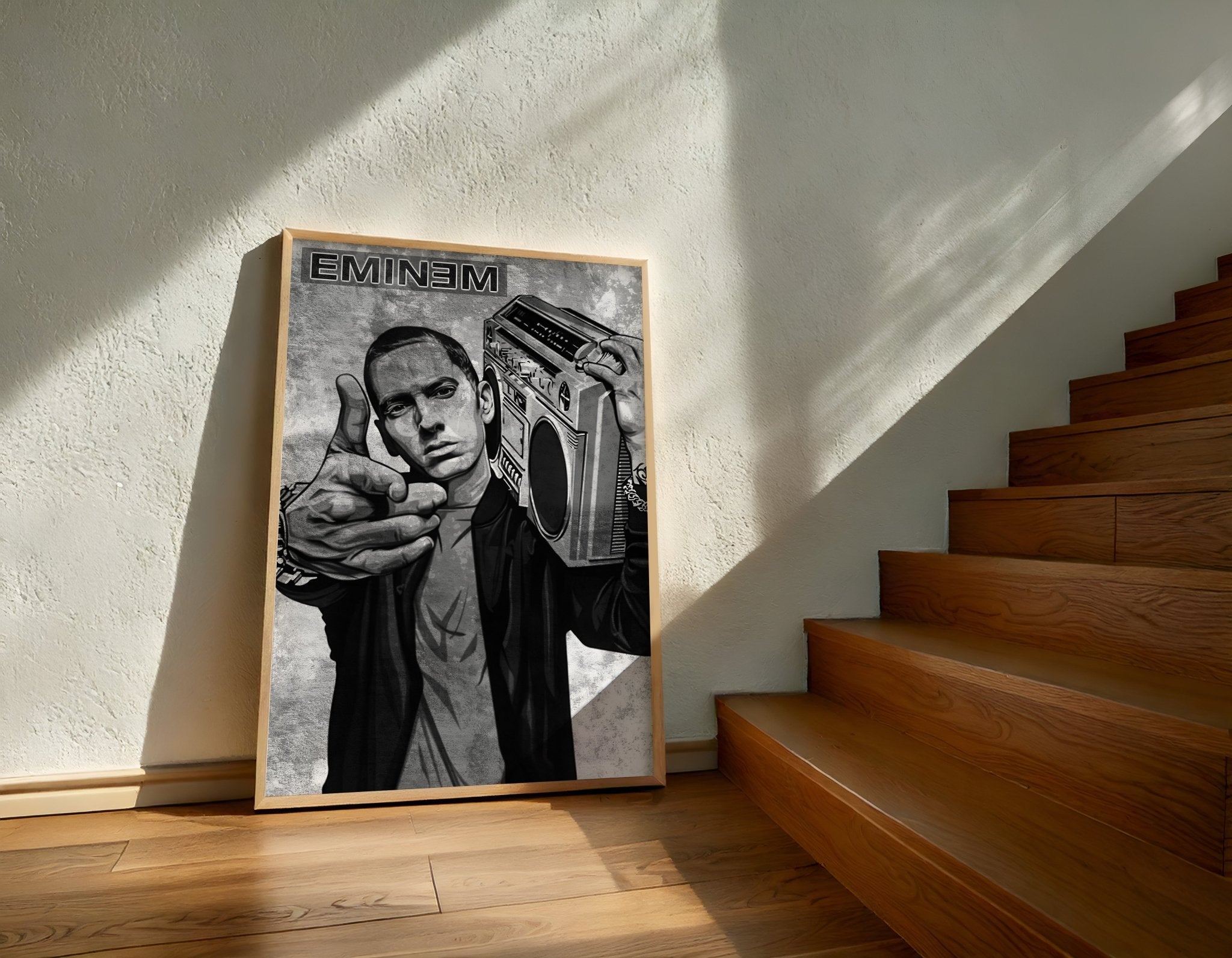 Eminem | Boombox Rap Icon Wall Art Print - Print