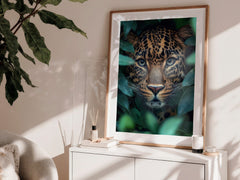 Eyes of the Wild | Leopard Jungle Cat Wall Art Print