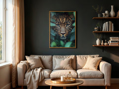 Eyes of the Wild | Leopard Jungle Cat Wall Art Print