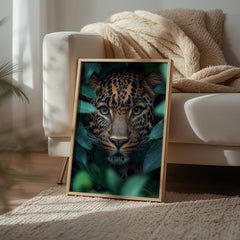 Eyes of the Wild | Leopard Jungle Cat Wall Art Print