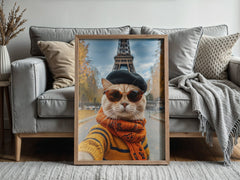 cool-cat-wall-decor-animal-art-in-beret