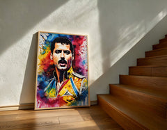 freddie-mercury-wall-art-music-legend-colourful