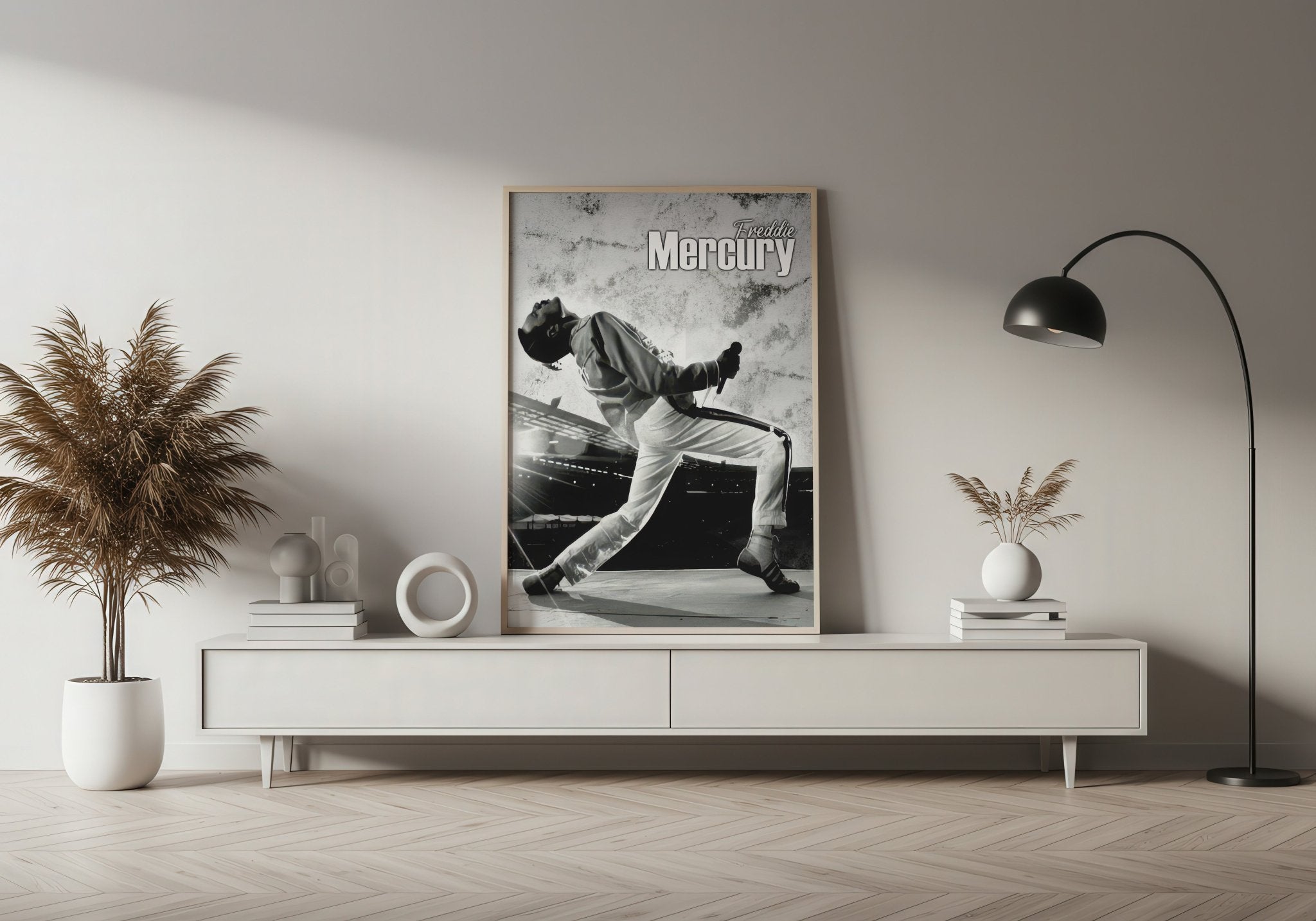 black-and-white-freddie-mercury-wall-art-print