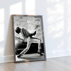 freddie-mercury-wall-art-black-and-white-live-poster