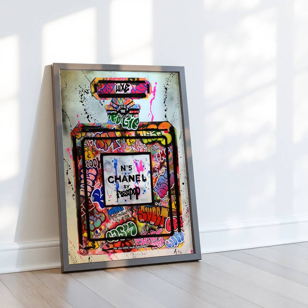 colourful-street-art-chanel-wall-art-print