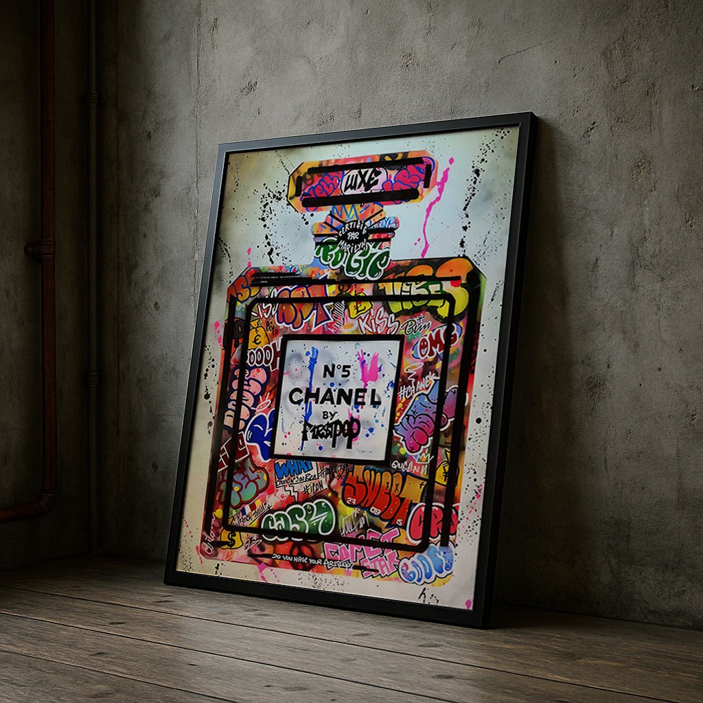 chanel-graffiti-perfume-bottle-wall-art-print