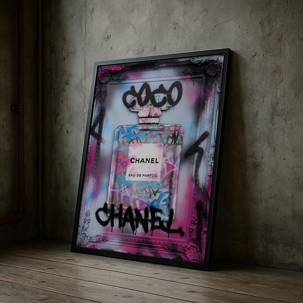 chanel-graffiti-perfume-bottle-wall-art-print