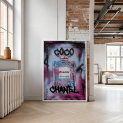 chanel-inspired-hip-hop-graffiti-wall-art-print
