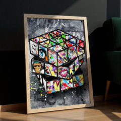 edgy-banksy-inspired-rubiks-cube-wall-art-print