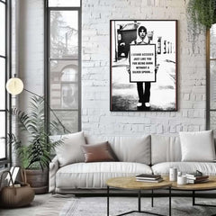 I Stand Accused | Richard Ashcroft The Verve Britpop Wall Art Print