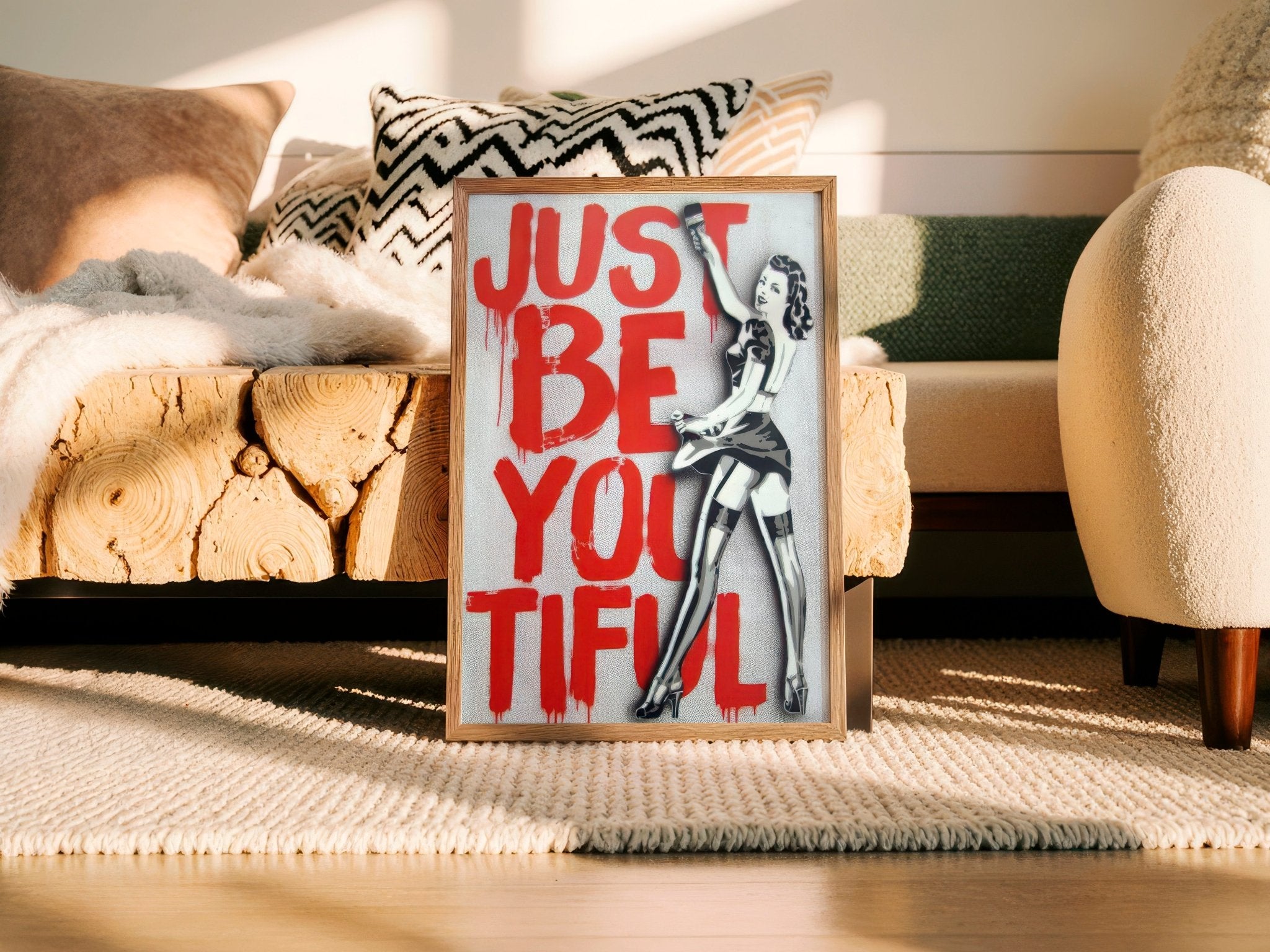 cheeky-graffiti-slogan-just-be-you-tiful-wall-art-print