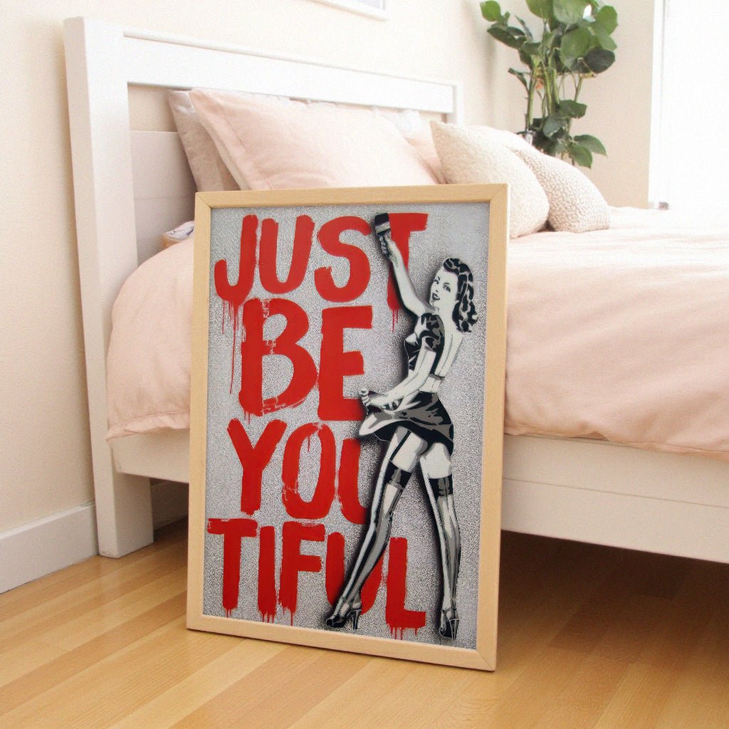 rebellious-woman-just-be-you-tiful-graffiti-wall-art-print