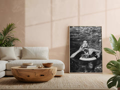 Kylie Jenner Chanel | Bold Pool Fashion Wall Art Print - Print
