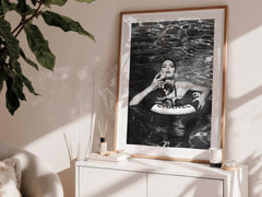 Kylie Jenner Chanel | Bold Pool Fashion Wall Art Print - Print