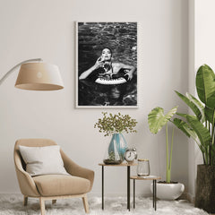 Kylie Jenner Chanel | Bold Pool Fashion Wall Art Print - Print