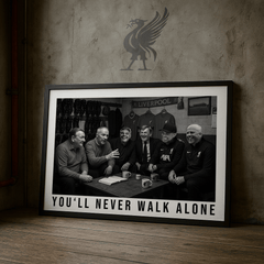 Legends Of The Boot Room | Liverpool FC League-Winning Managers Wall Art Print