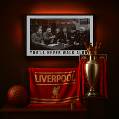 Legends Of The Boot Room | Liverpool FC League-Winning Managers Wall Art Print