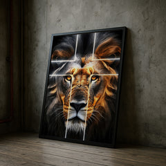 lion-cross-symbol-wall-art-animal-print-belter-prints
