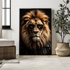 Luxe Leo | Unique Lion Wall Art Print