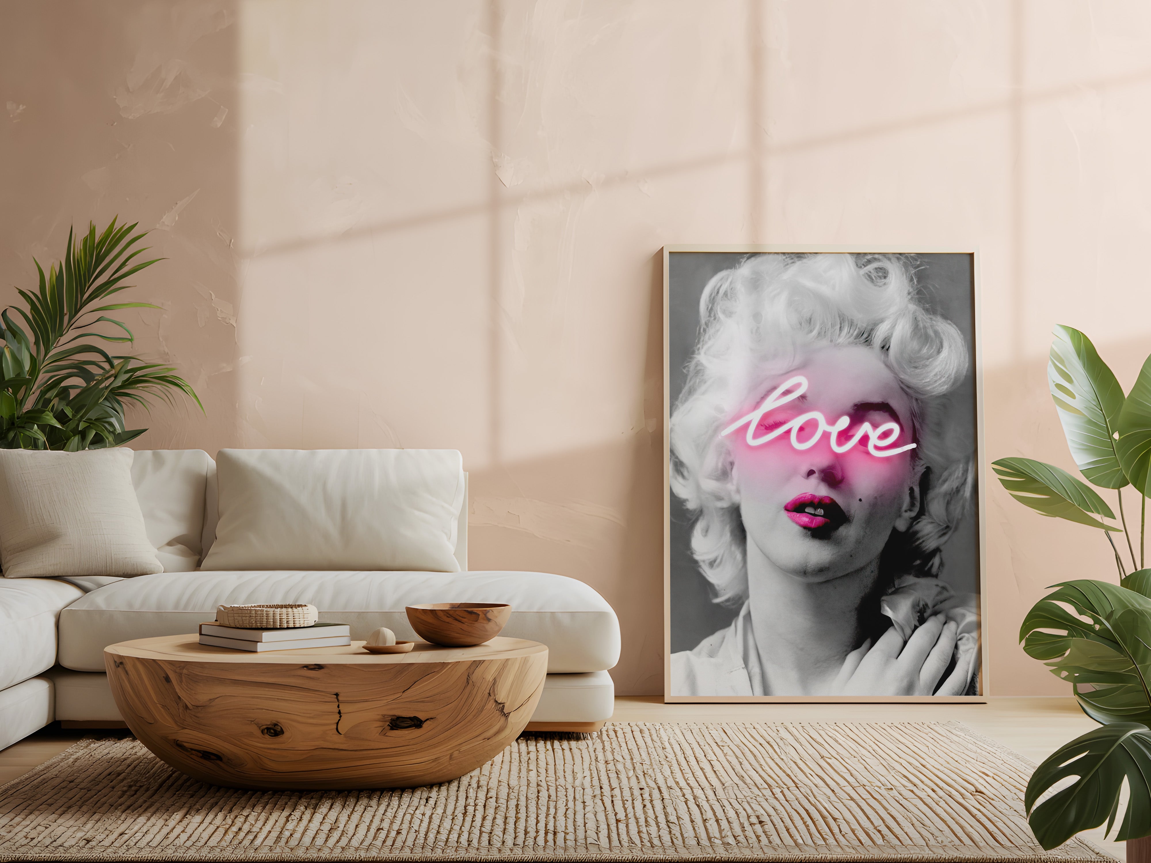 marilyn-monroe-love-sign-wall-decor-poster